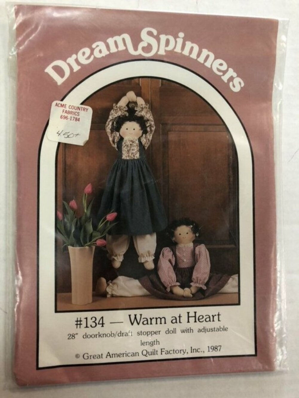 Great American Quilt Factory Pattern #134 Dream Spinners Warm at Heart Uncut